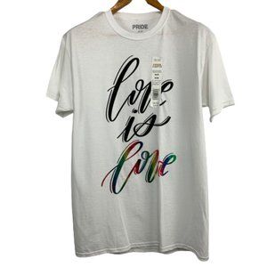 Love is Love Pride Graphic Shirt New Size Medium